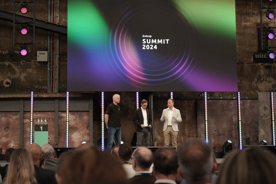 Redner beim d.velop summit 2024