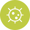 Icon with virus