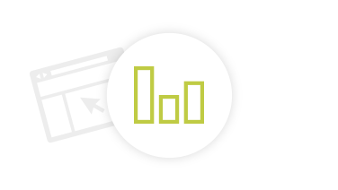 Online monitoring Icon with bar display