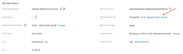 DB Information DB Information
