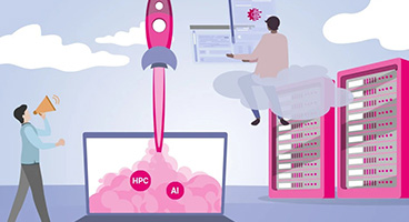 Bereit für die Zukunft von KI und HPC: Die T Cloud Public liefert mit NVIDIA H100 GPUs noch mehr Rechenpower und Effizienz.