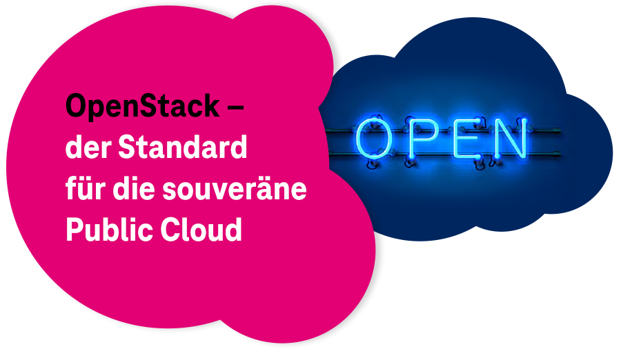 OpenStack Teaserbild mit zwei Wolken