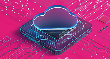 Bild einer Cloud auf einer Platine