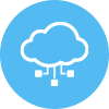 Stacks Icon Cloud with connecting lines