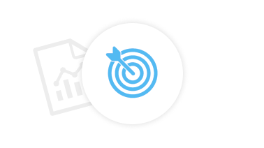 Icon with target and dart