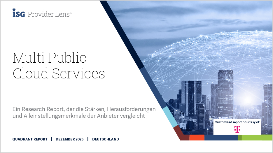 Ansicht Deckblatt der ISG-Studie 2025 Deutschland